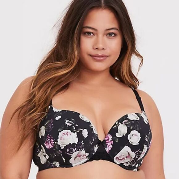 Torrid Curve Floral Bra 44C - Picture 1 of 11